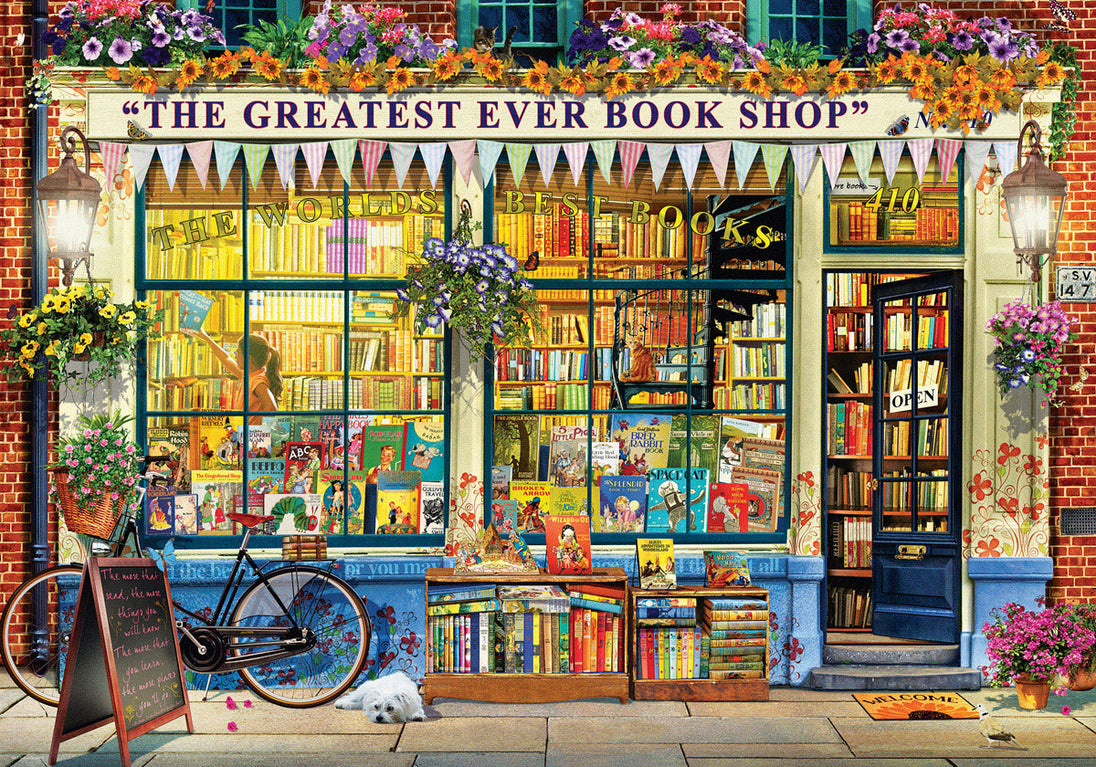 The Greatest Bookstore in the World - Puzzel 1000 stukjes - Eurographics 6000-5351, print