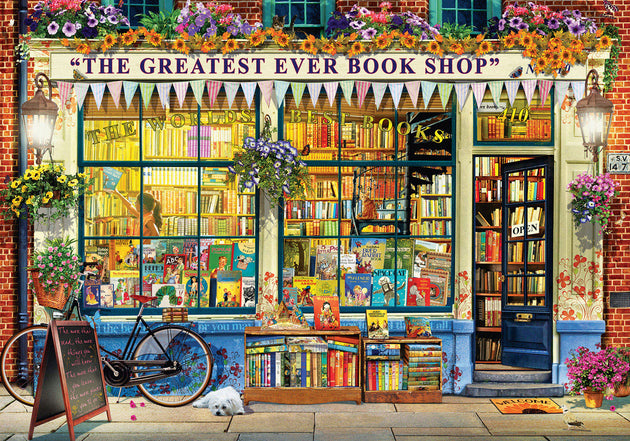 The Greatest Bookstore in the World - Puzzel 1000 stukjes - Eurographics 6000-5351, print