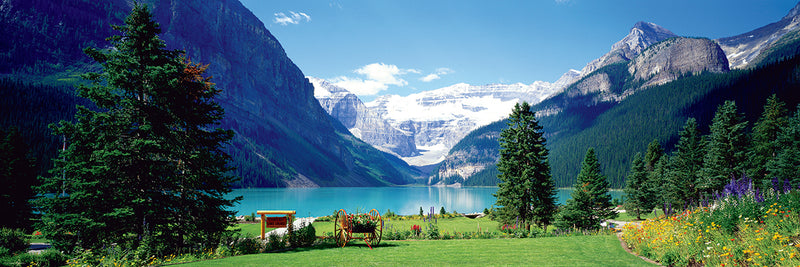 Lake Louise Canadian Rockies - Panorama Puzzel 1000 stukjes - Eurographics 6010-1456, afbeelding