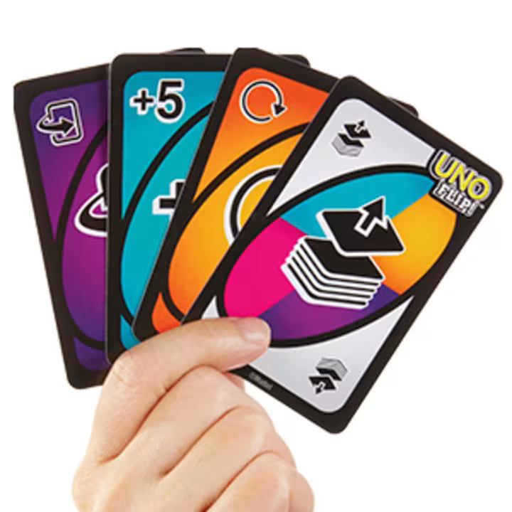 UNO Flip! - kaartspel van Mattel, donkere kant kaarten