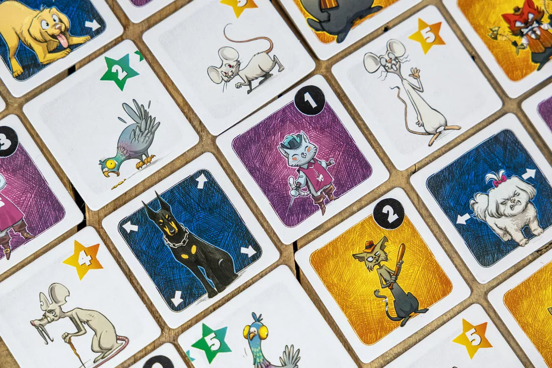 Kattenbende - kaartspel voor 2, kaarten