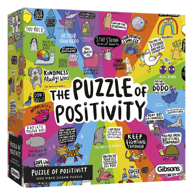 The Puzzle of Positivity - Puzzel 1000 stukjes - Gibsons G6608