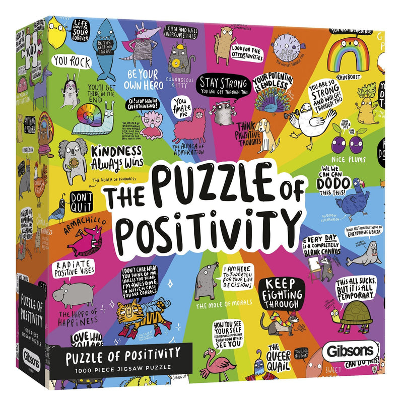 The Puzzle of Positivity - Puzzel 1000 stukjes - Gibsons G6608