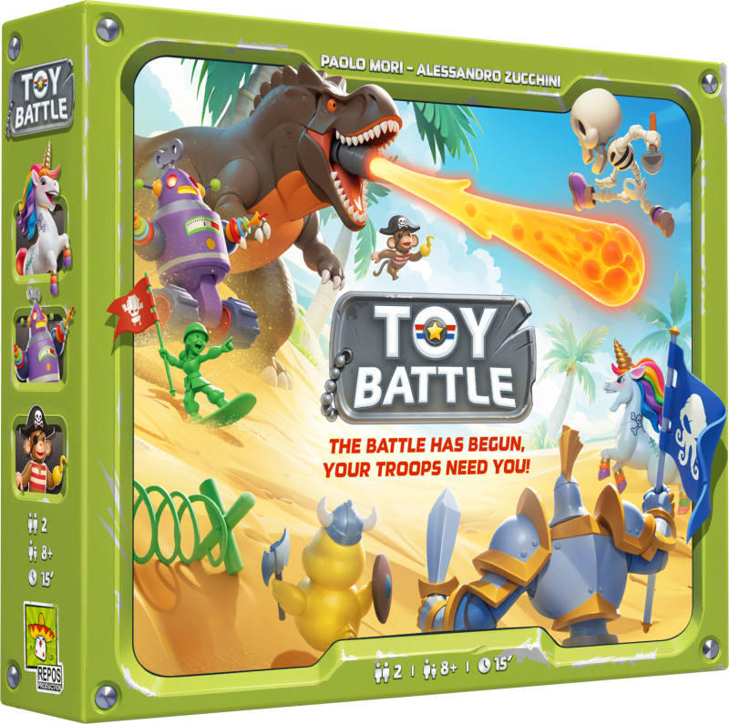 Toy Battle van Repos Production, doos